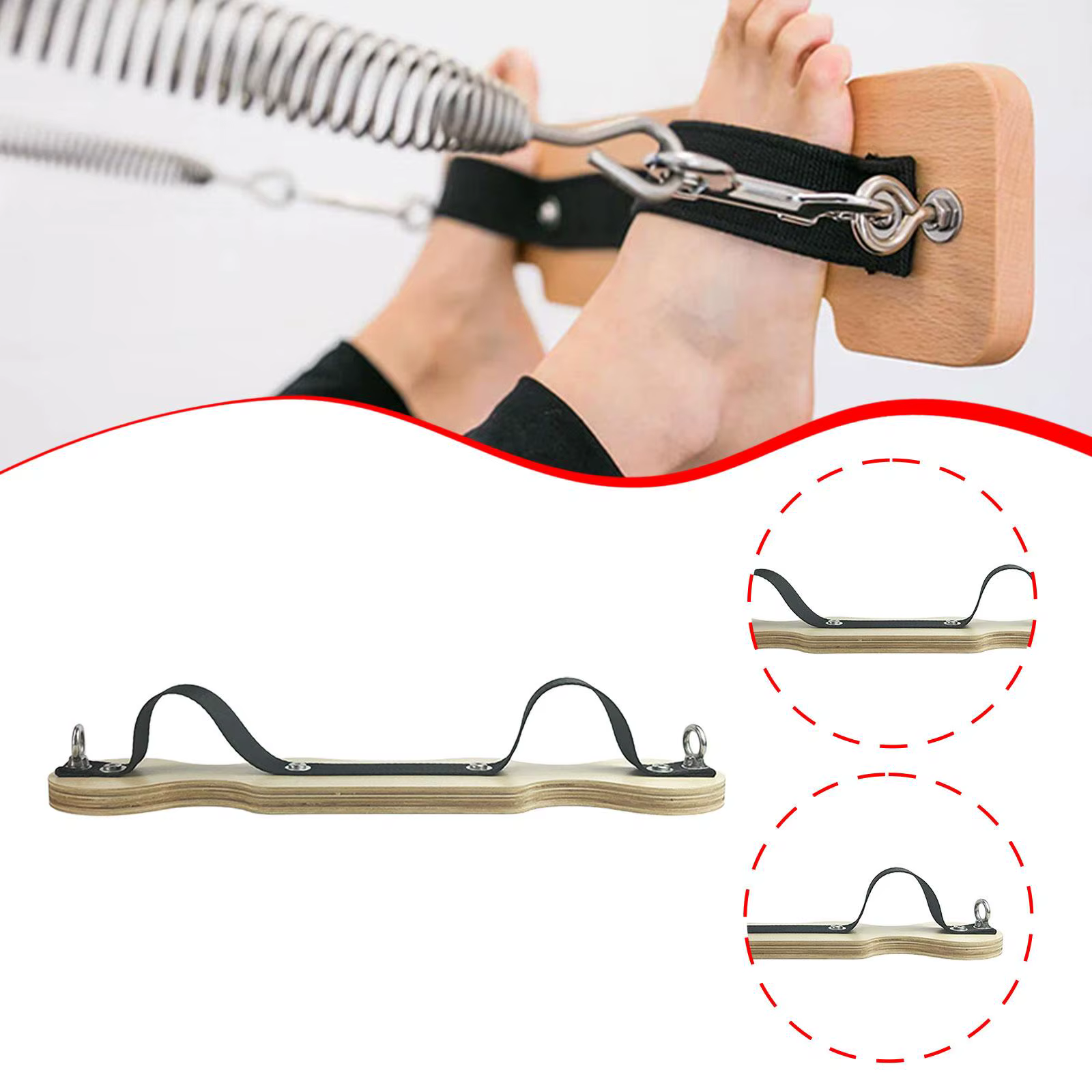 Planche d'exercice pour avion Pilates, équipement de réformation de plaques d'avion pour l'entraînem