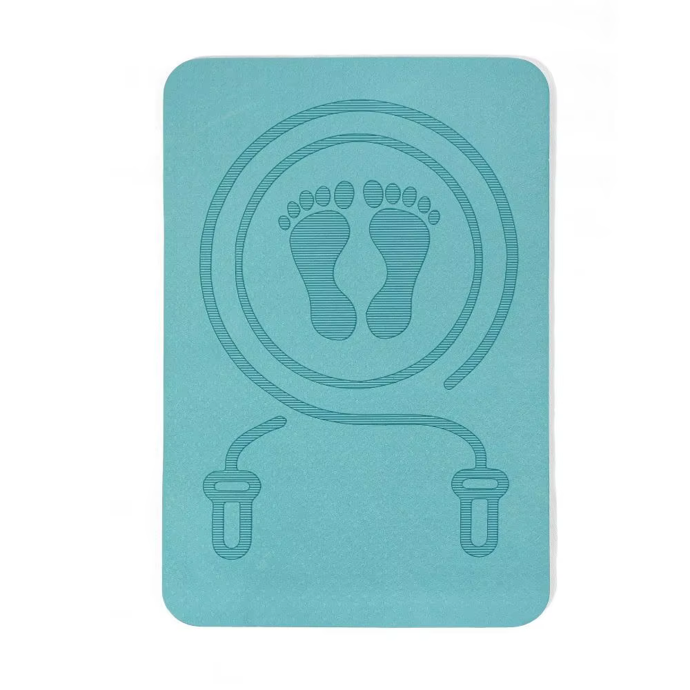 Tapis de Fitness Anti-bruit corde à sauter tapis amorti TPE Yoga tapis de Fitness épaississement imp