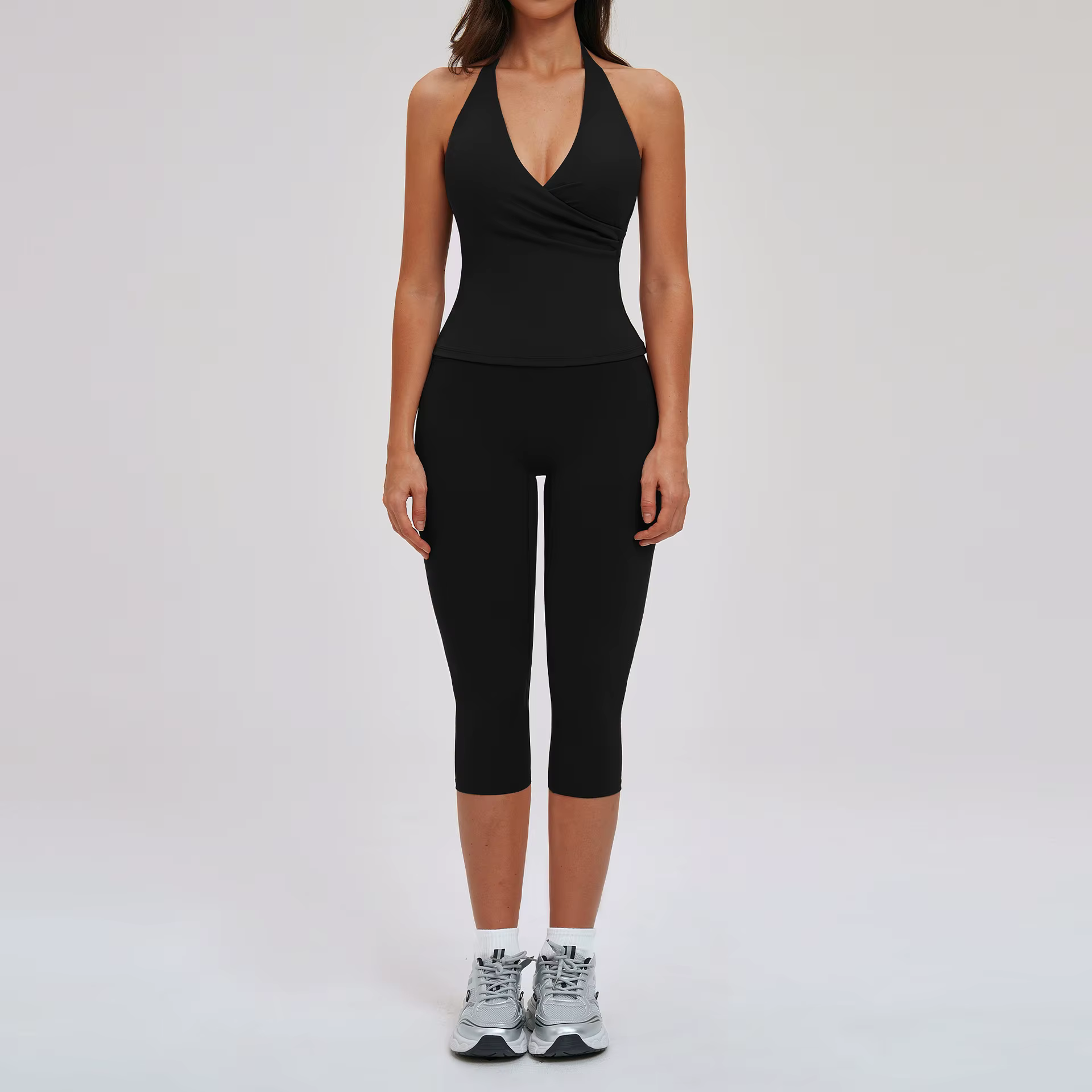 Tenues de yoga 2 pièces, ensemble de sport pour femmes, vêtements de sport à séchage rapide, ensembl
