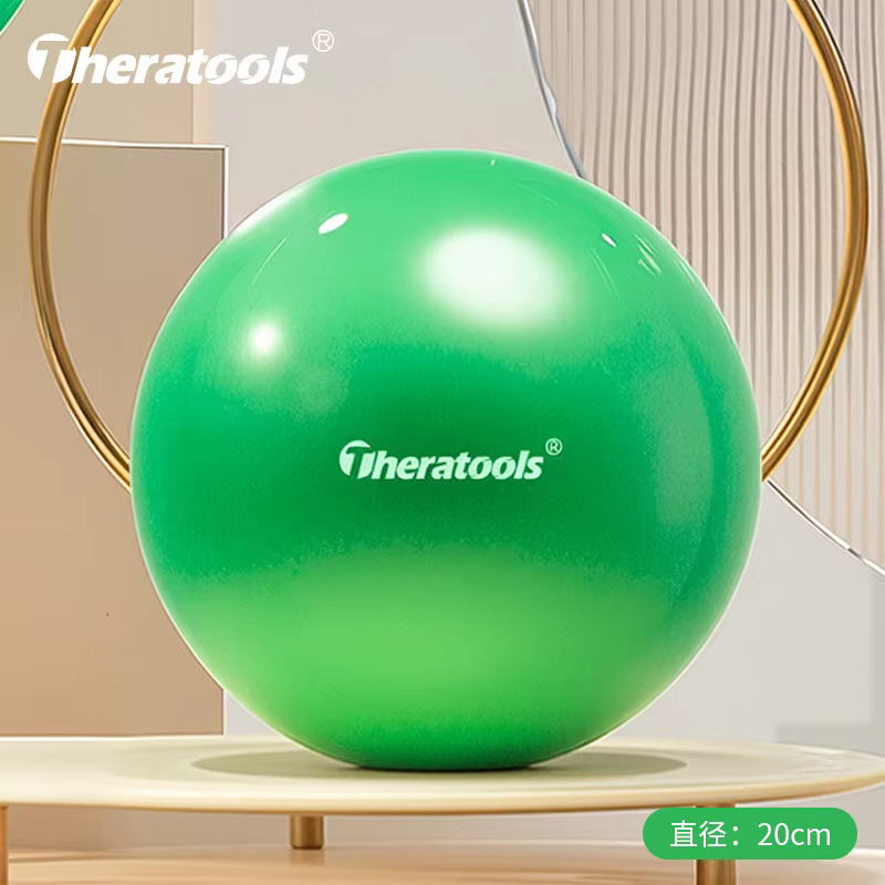 Petit ballon vert de Pilates pour la pression abdominale, la réparation de la diastase rectale, entr