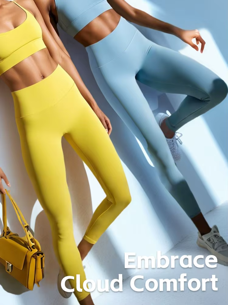 Pantalons de Yoga taille haute, Leggings extensibles à séchage rapide en 4 directions pour la course