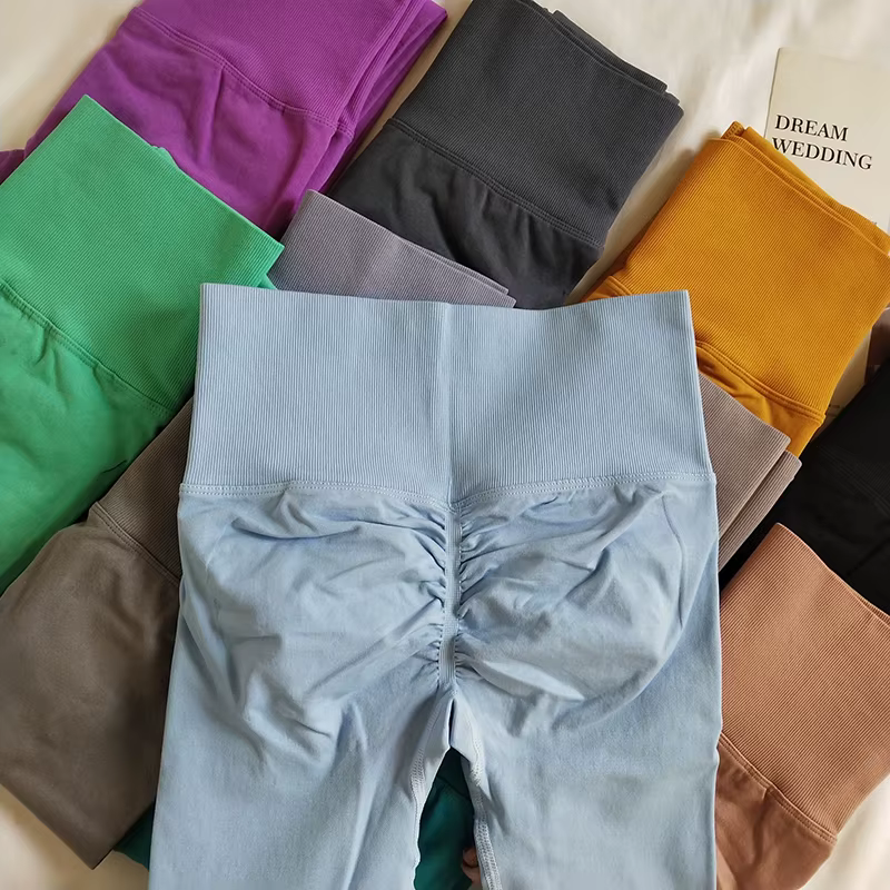 Pantalon de Yoga taille haute sans couture, Leggings de Sport transparent, pour course à pied, sécha