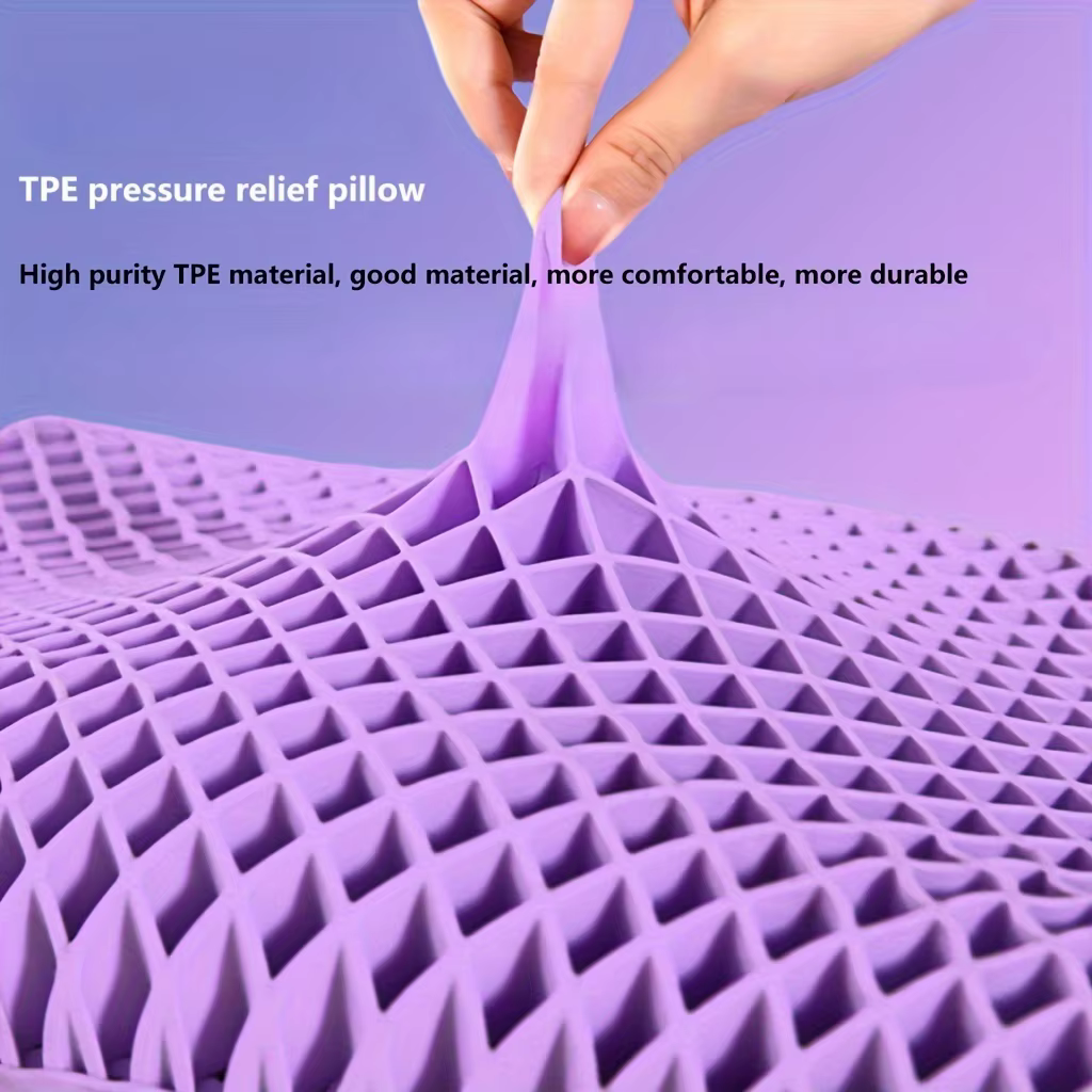 Oreiller Pectin respirant couche d'air oreiller TPE lavable avec de l'eau, oreiller cervical à press