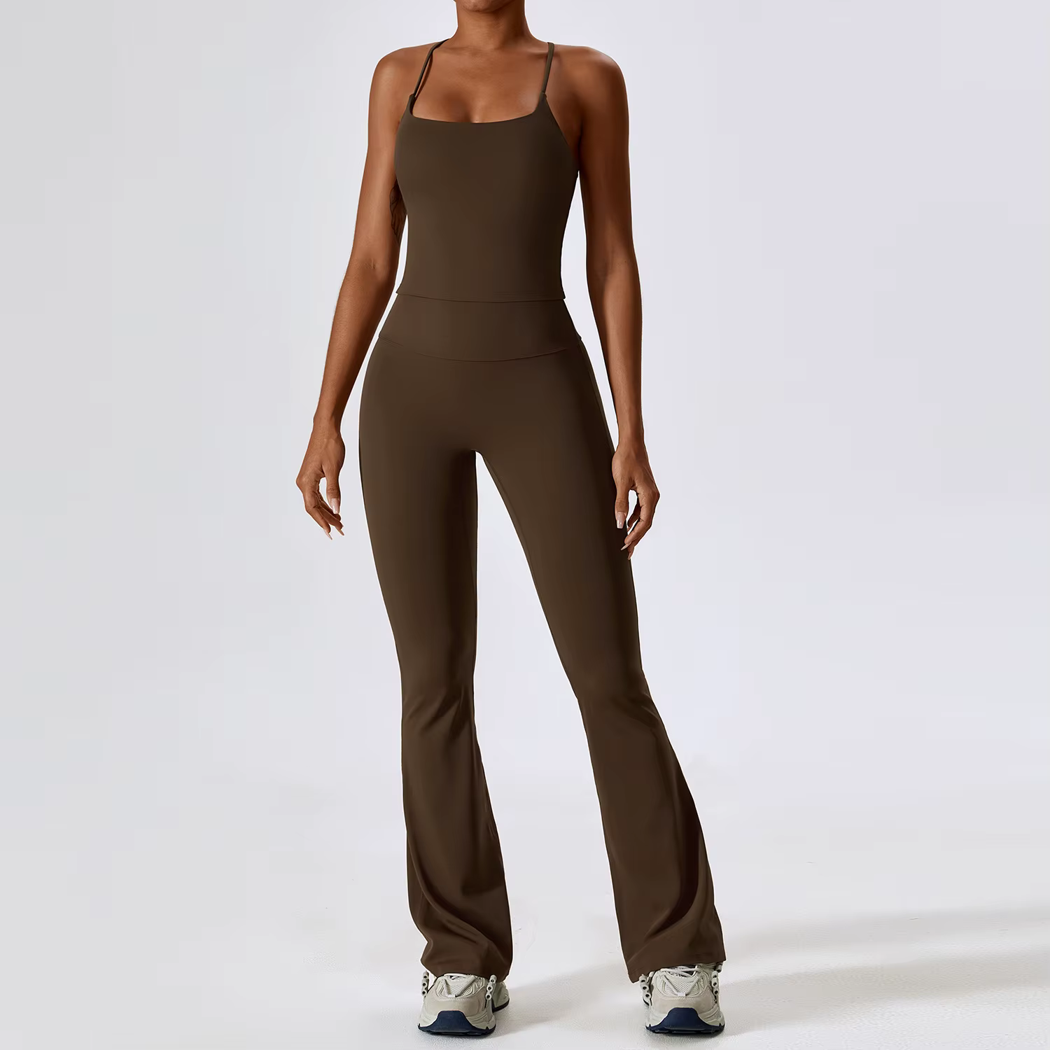 Ensemble de Yoga 2 pièces sans couture pour femmes, vêtements d'entraînement, vêtements d'athlétisme
