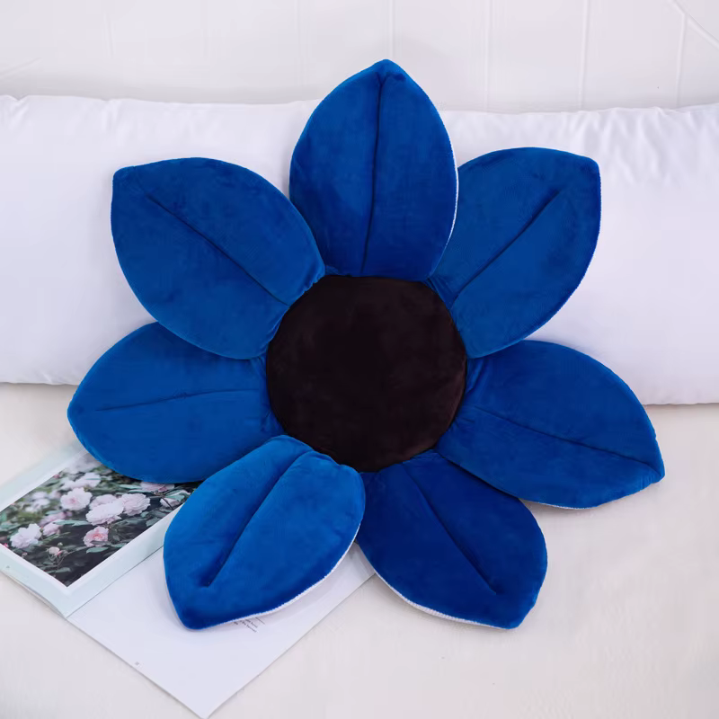 Coussin de douche pliable à quatre pétales de fleurs pour bébé, baignoire à fleurs en fleurs pour no