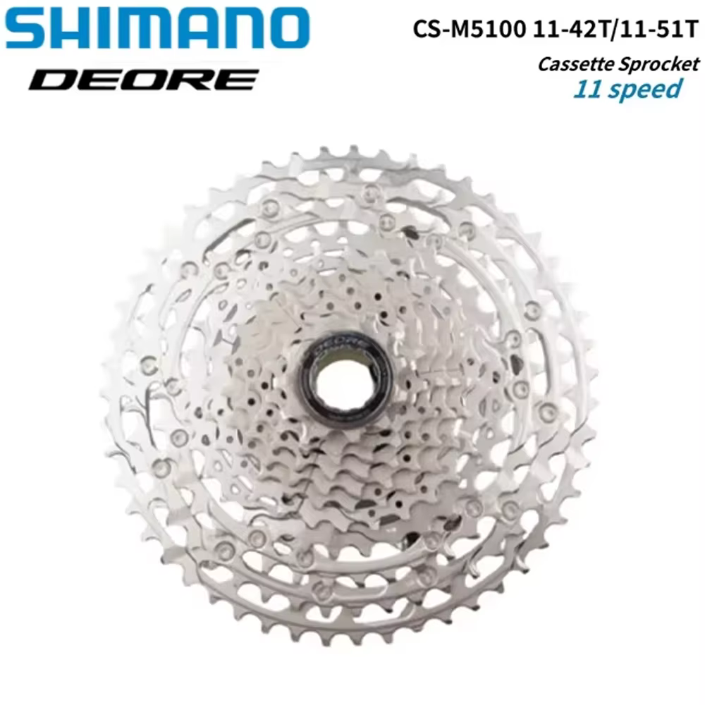 Shimano Deore CS-M5100 pignon de Cassette 11 vitesses roue libre pour VTT vtt 11-51T 11-42T pièces d