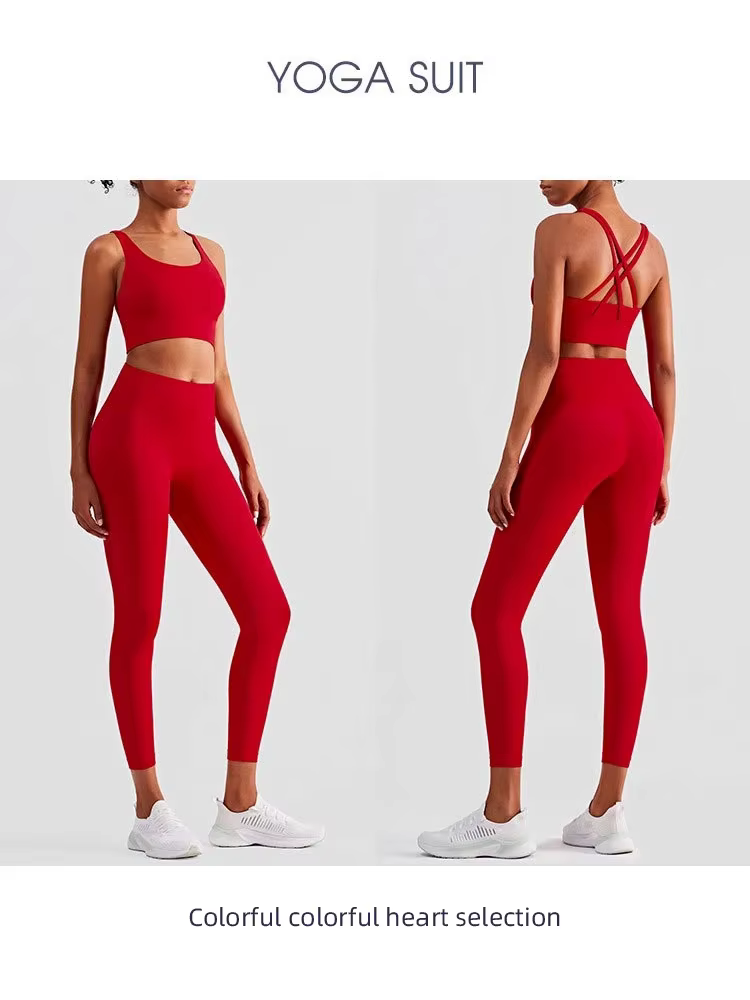 2 pièces vêtements de Yoga survêtement pour femmes vêtements de sport Pilates Fitness costume gymnas