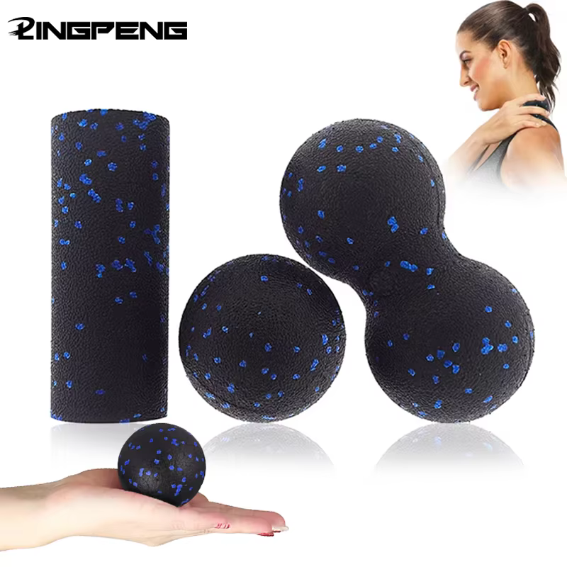 Boules de Yoga cacahuètes, Massage corporel, combinaison de Fascia, bloc de mousse, haute densité, R