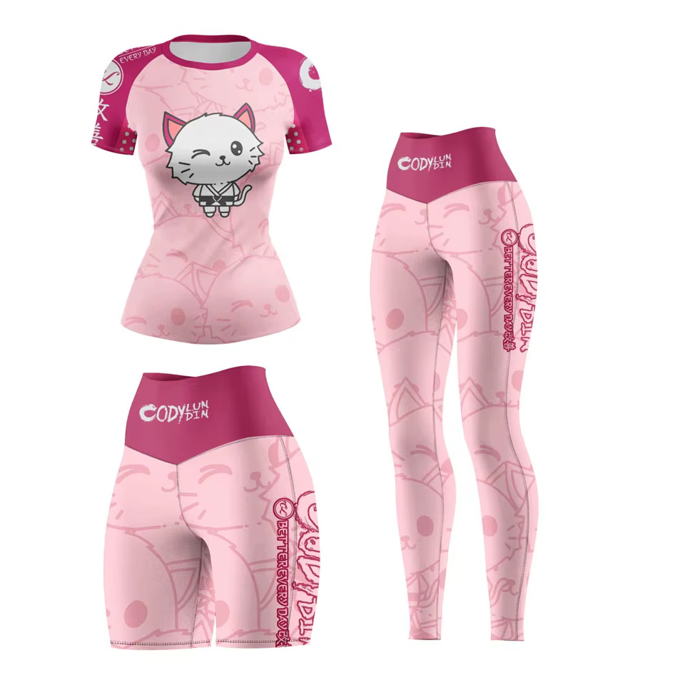 Vêtements de sport de Yoga pour femmes, Compression MMA boxe Muay Thai Rashguard, vêtements d'entraî