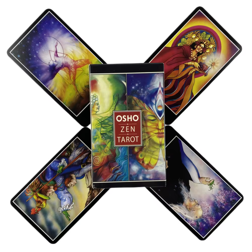 Osho Zen Tarot Cards A 79 Deck Oracle English Visions Divination Edition Borad Jeux de Jeu