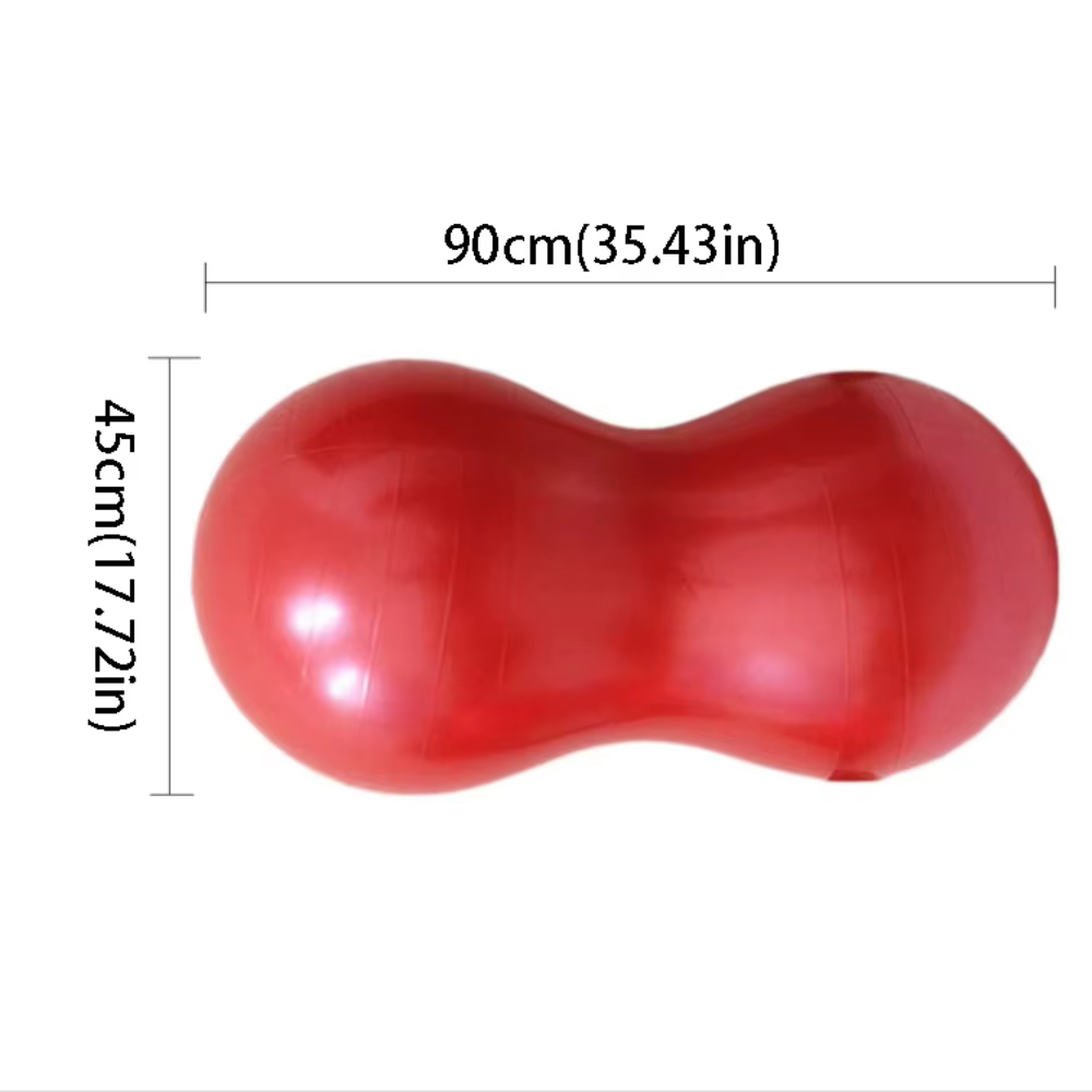 Ballon de yoga anti-explosion épaissi en PVC avec pompe, ballon de Pilates et de yoga gonflable anti