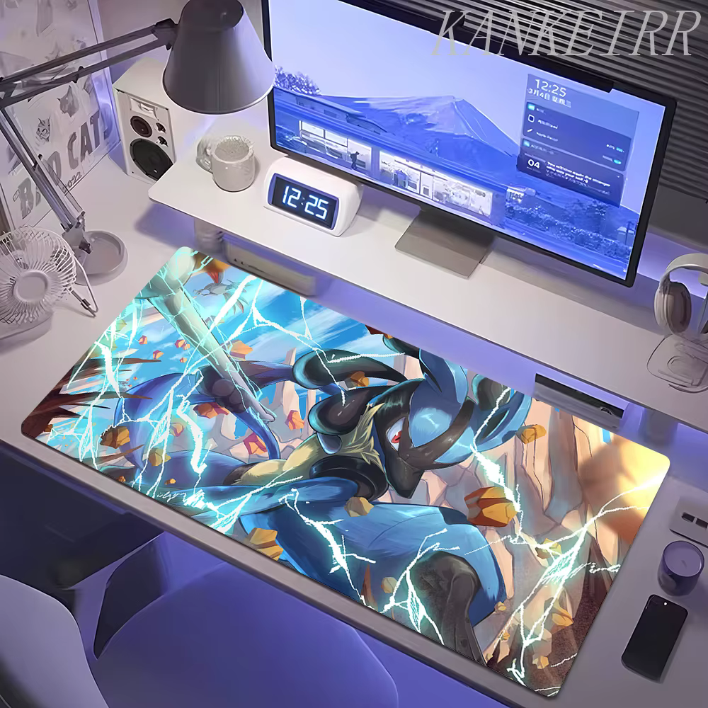 Tapis de souris Anime pour Gamer, ordinateur portable, tapis de souris Pokemon mignon, tapis de sour