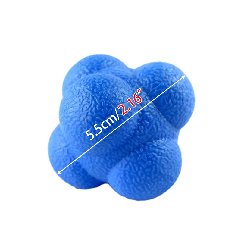 Ballon de réaction hexagonal pour enfants et adultes, ballon d'entraînement d'agilité, basket-ball,