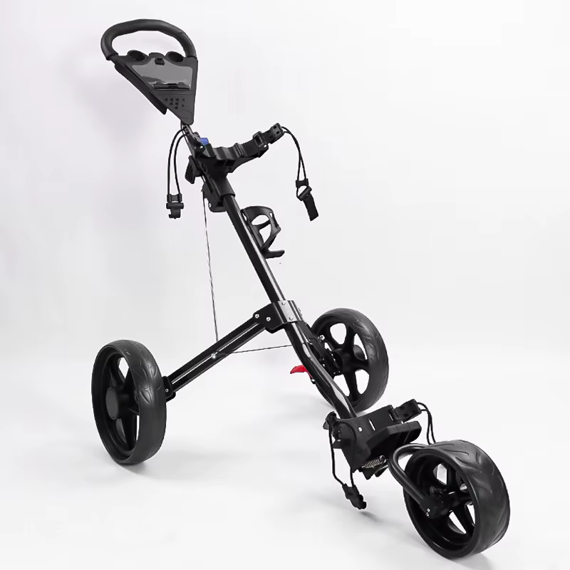 Chariot de golf pliable ultra-léger à 3 roues 2026 pour sac de golf, chariot de golf à pousser et à