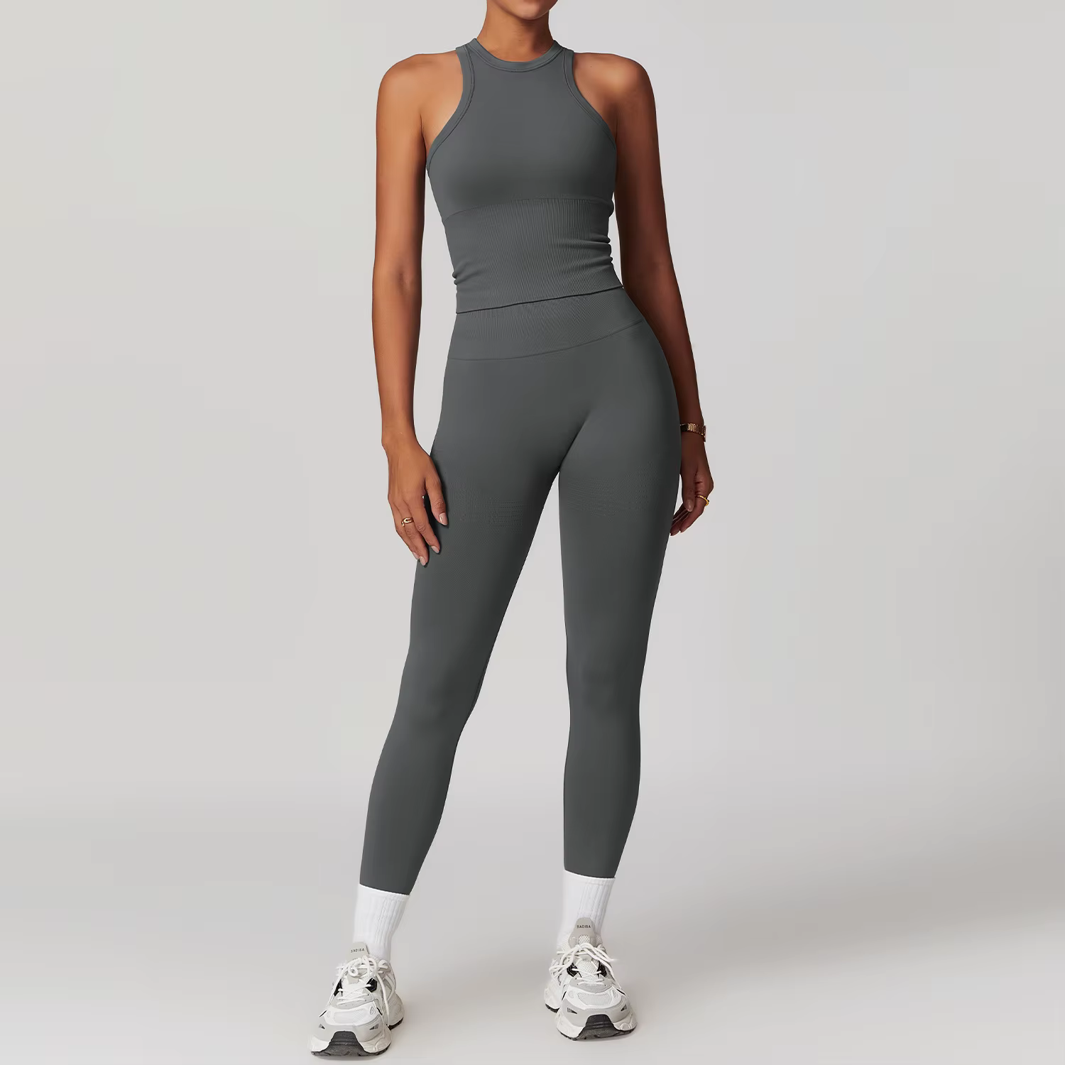 2 pièces ensemble de Yoga sans couture vêtements de sport vêtements de sport costumes de Yoga pour f
