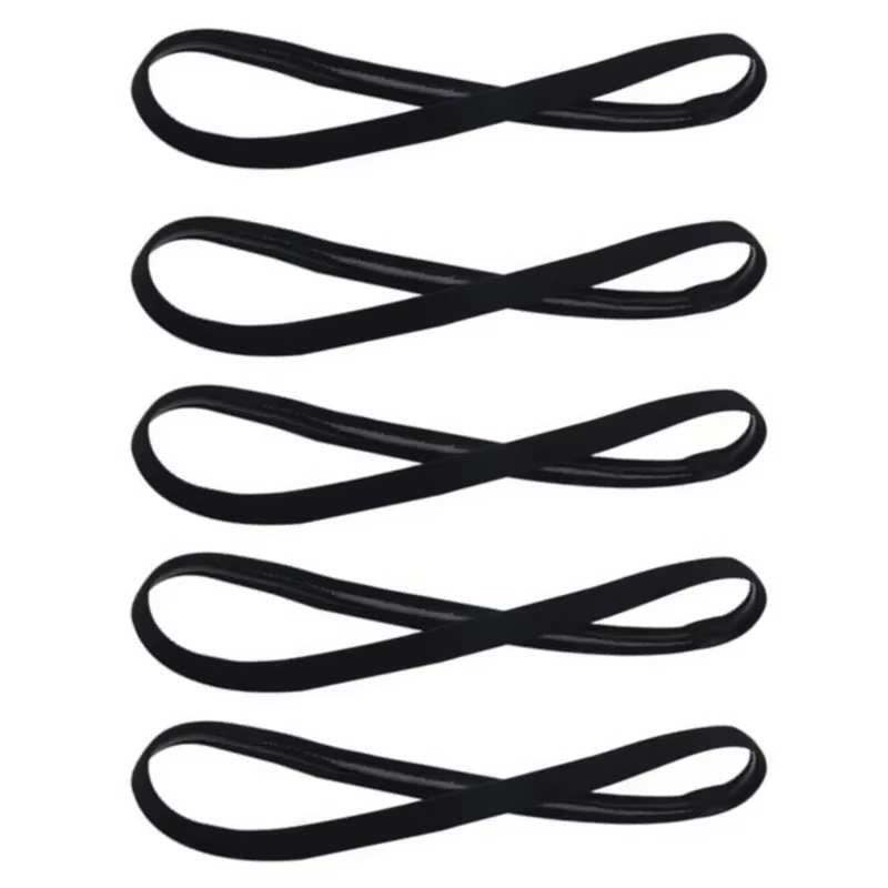 5 pièces couleur bonbon femmes hommes Yoga bandes de cheveux Sport bandeau filles Sport anti-dérapan