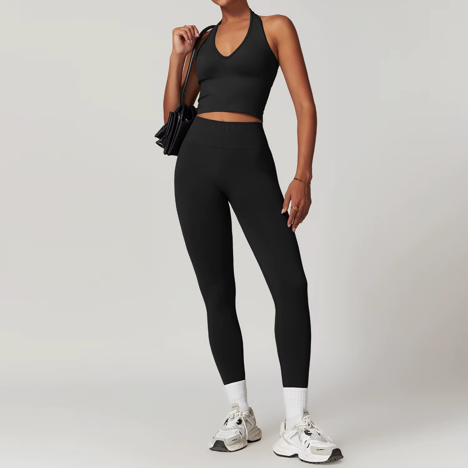 2 pièces ensemble de Yoga sans couture vêtements de sport vêtements de sport costumes de Yoga pour f