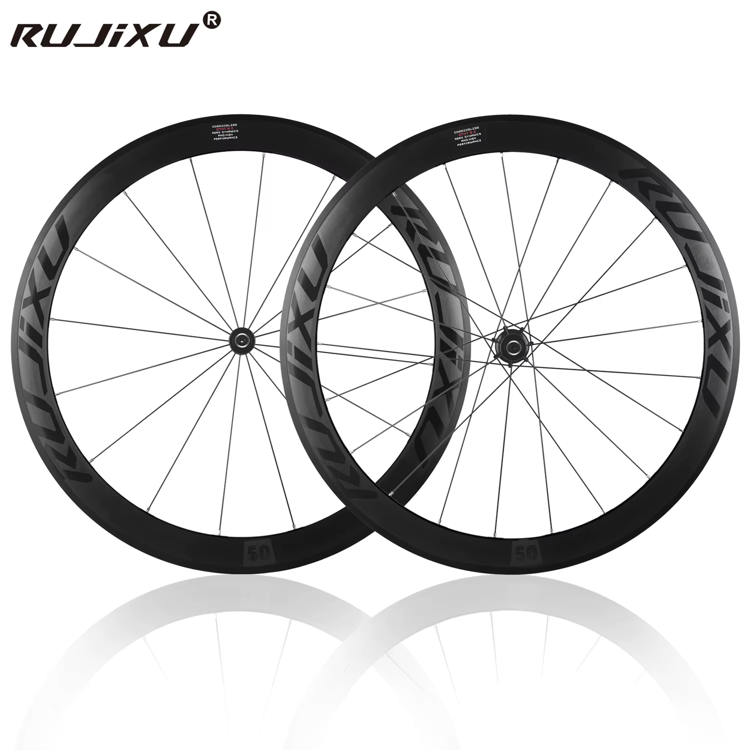HUB de tube en fibre de carbone ultra-léger 700C, 120 anneaux, roue de vélo de route, frein en V, do