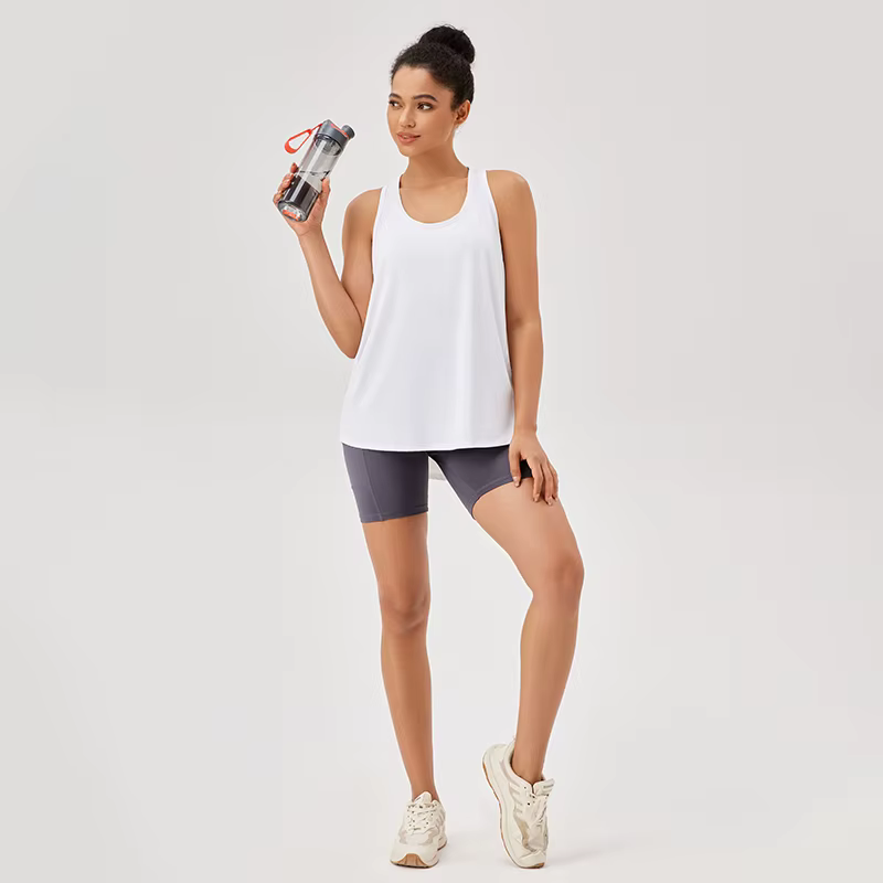 Femmes Gym Yoga Gilet Athlétique Fitness Sport Débardeurs Séchage Rapide Chemisier De Course Hauts D