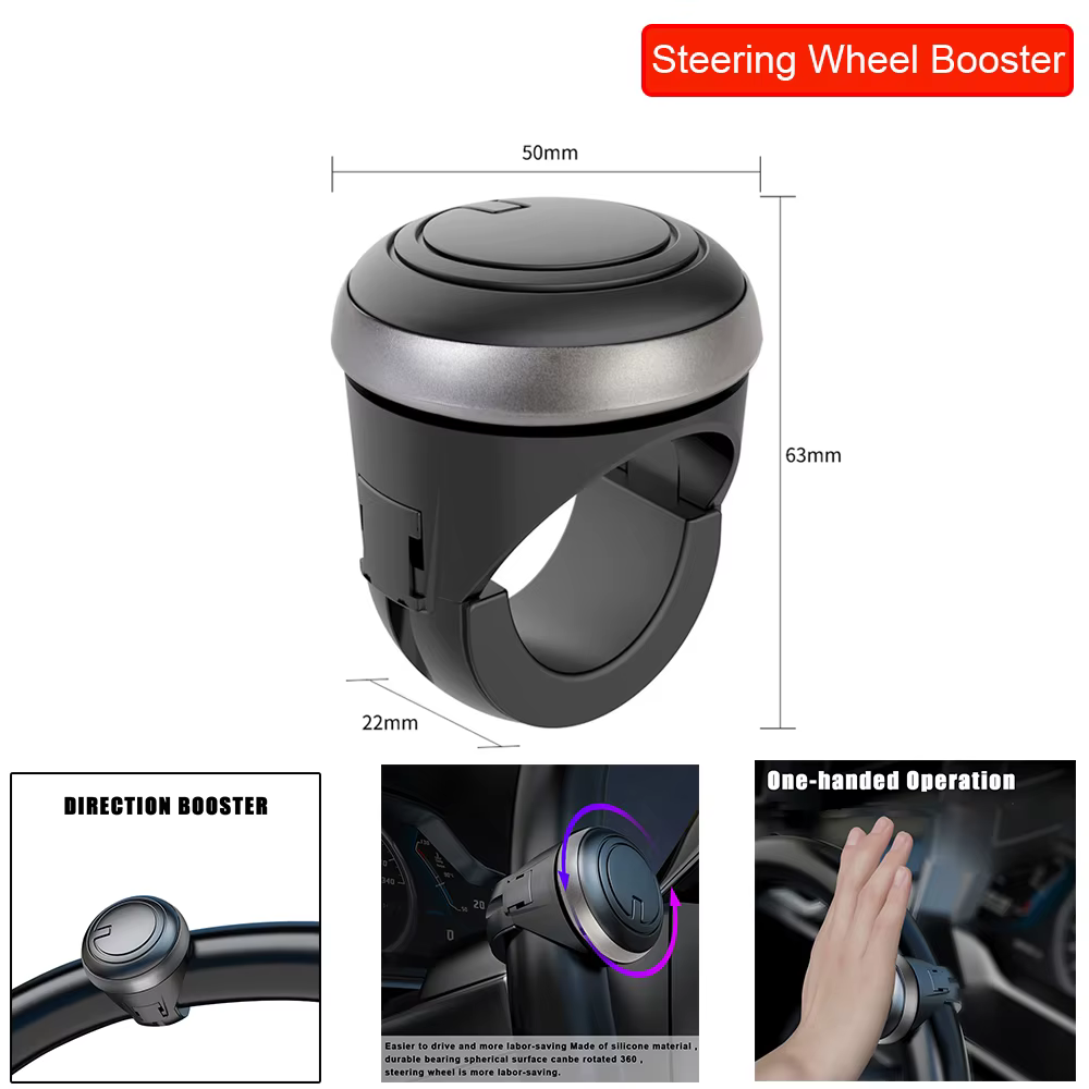 Booster de volant de voiture, pièces automobiles, économie de travail, bouton Spinner, camion, tract