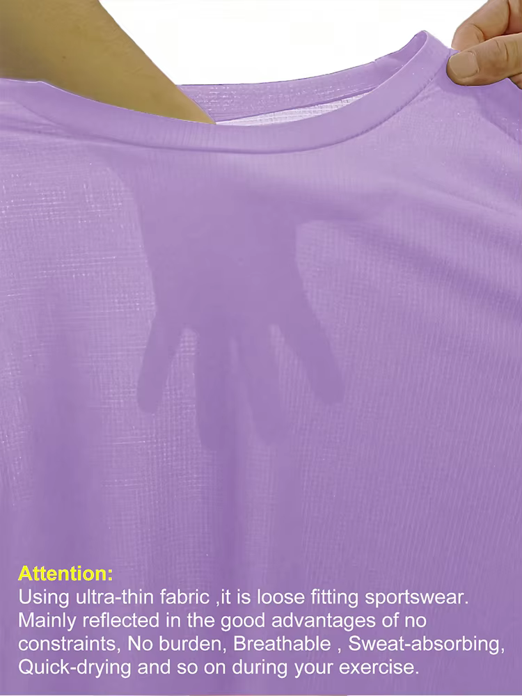 T-Shirt de Sport ultraléger à séchage rapide pour femmes, couleur unie, léger et respirant, chemise