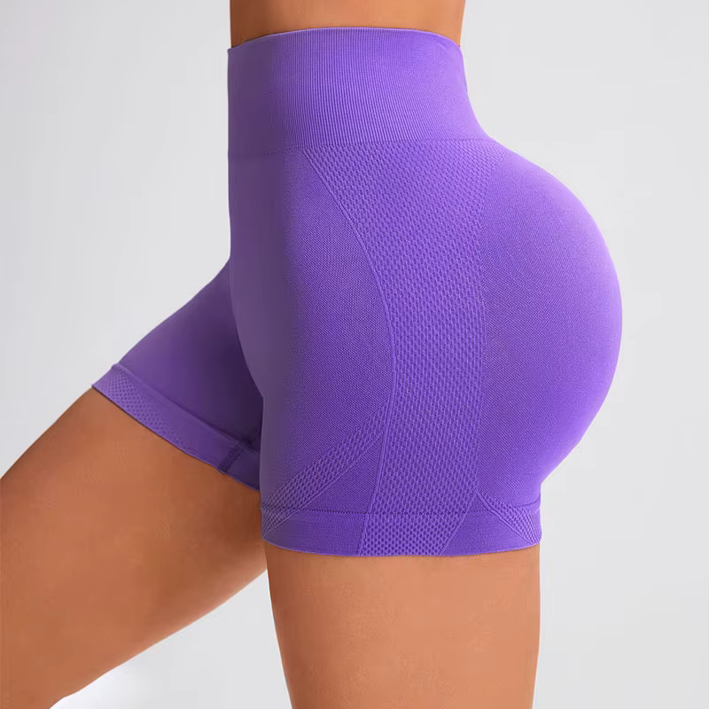 Pantalon de yoga pour femme, taille haute, respirant, levage des hanches, short d'exercice abdominal