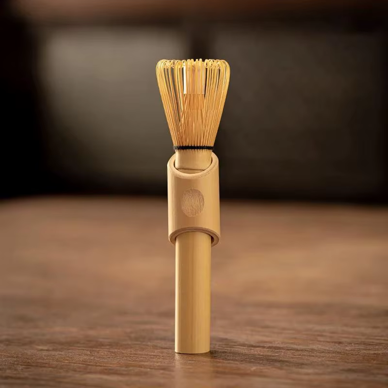 Accessoire de cérémonie Matcha, fouet à thé en bambou plaqué à la main de Style japonais, fouet Matc