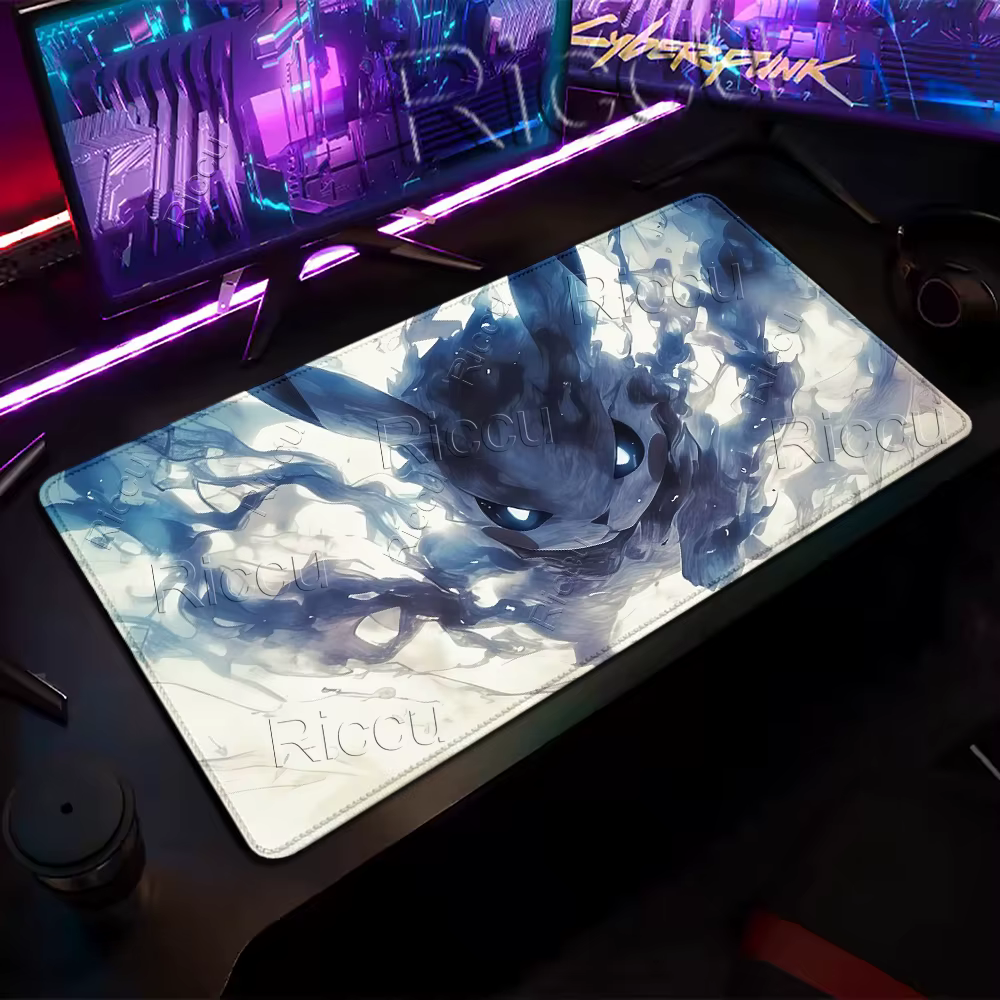 Tapis de souris de jeu Pokemon, grand tapis de clavier, accessoires de jeu XXL, tapis de souris pour