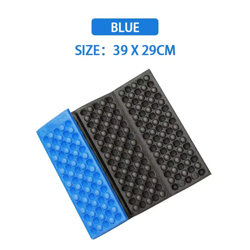 Tapis de massage nid d'abeille pliable en 4 parties en XPE, coussin d'extérieur pour la randonnée, l
