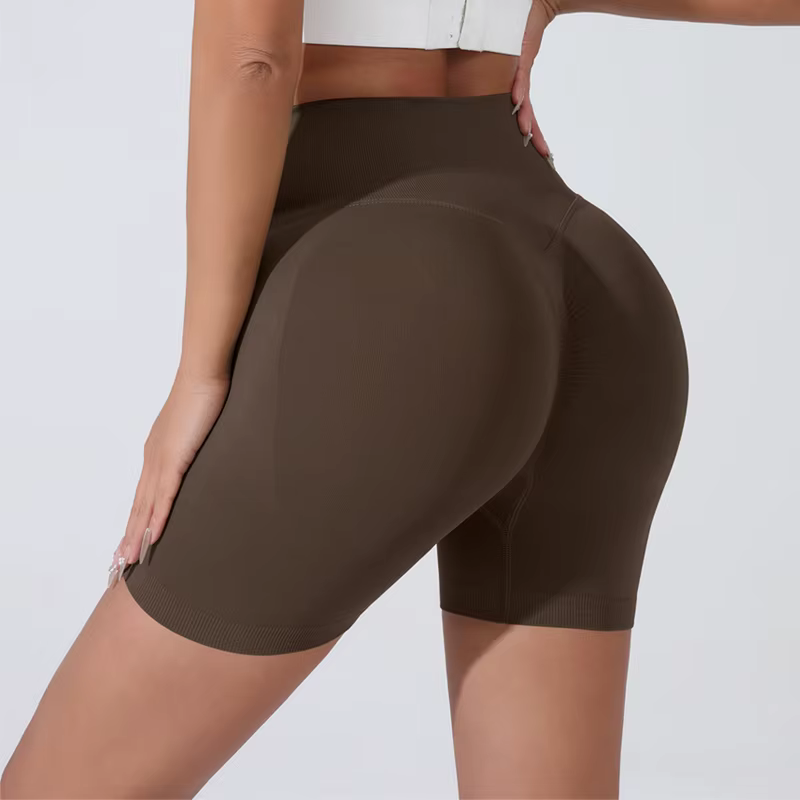Short de Yoga respirant taille haute pour femmes, collants courts de course, de cyclisme, d'entraîne