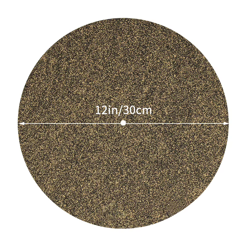 Tapis de plateau tournant pour disque vinyle LP 12 pouces, antidérapant, antistatique, réduction des