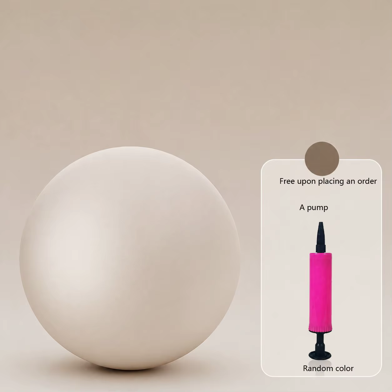Ballon de fitness pour femmes, type épaissi, anti-explosion, diamètre 22 cm, ballon de Pilates, ball