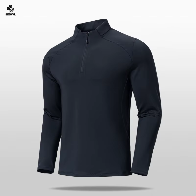 SBWL-T-shirt à manches longues pour hommes, cyclisme, randonnée, sports de plein air, vêtements de s