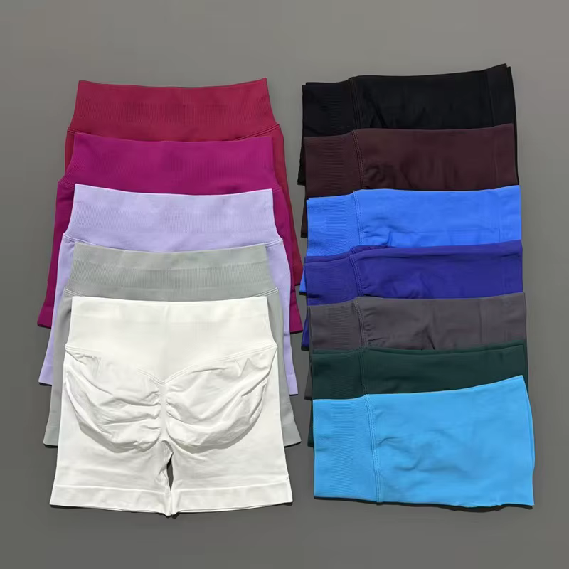 Shorts de sport HISTELLO 4,5 pouces pour femme, shorts de yoga sans couture taille basse, leggings d