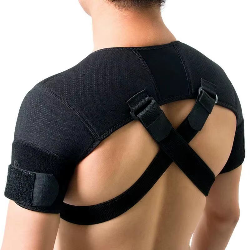 Sangle d'épaule double pour le sport, réglable dans les deux sens, respirante et pressurisée, sangle