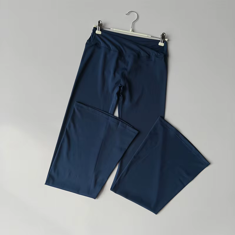 Pantalon de Fitness évasé taille haute pour femmes, pêche, levage des fesses, sensation nue, pantalo