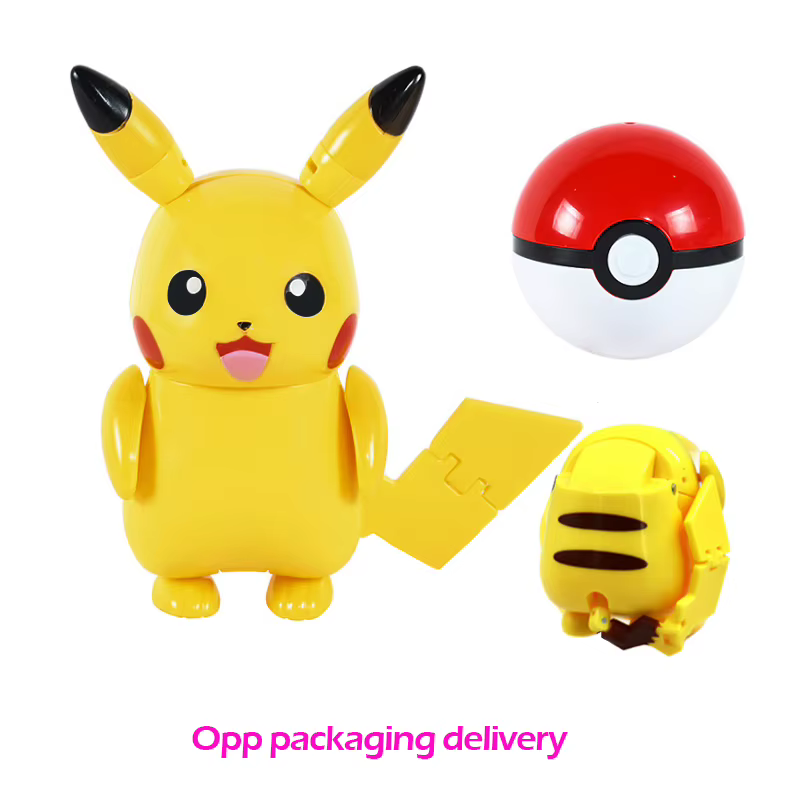 Pokemon Pokeball Transformer Pikachu Figure, Charizard, Venusaur, Blastoise, Mewtwo, pouvez-vous ara