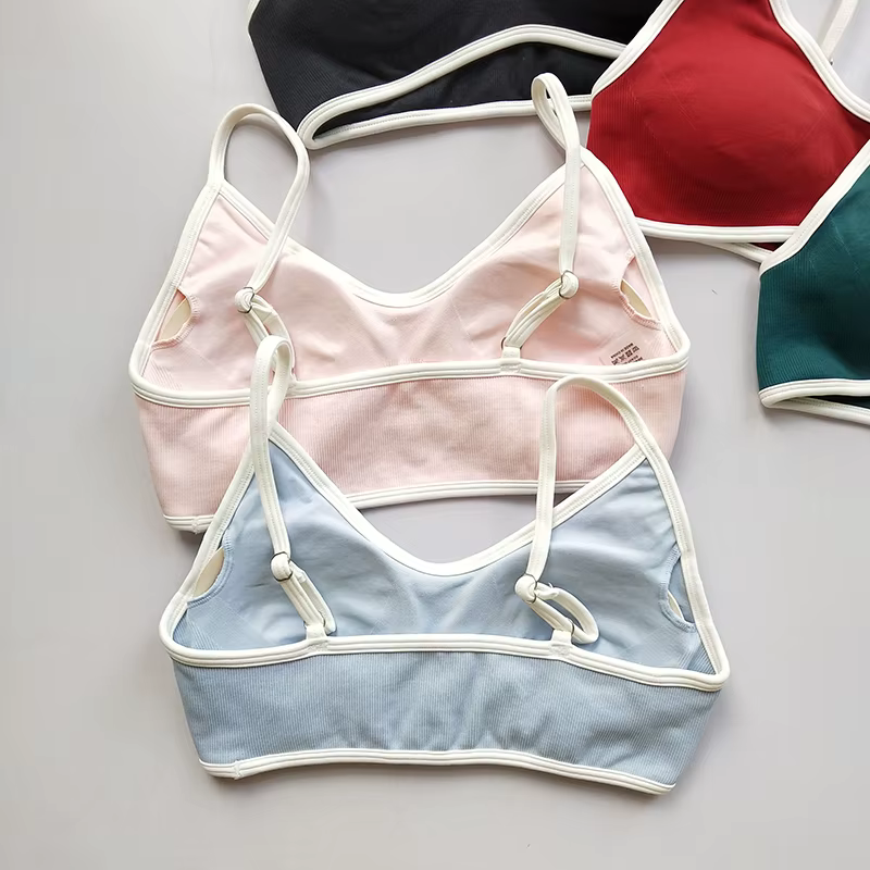 Soutien-gorge de Sport athlétique rembourré, antichoc, sans couture, Sexy, dos nu, pour femmes, entr