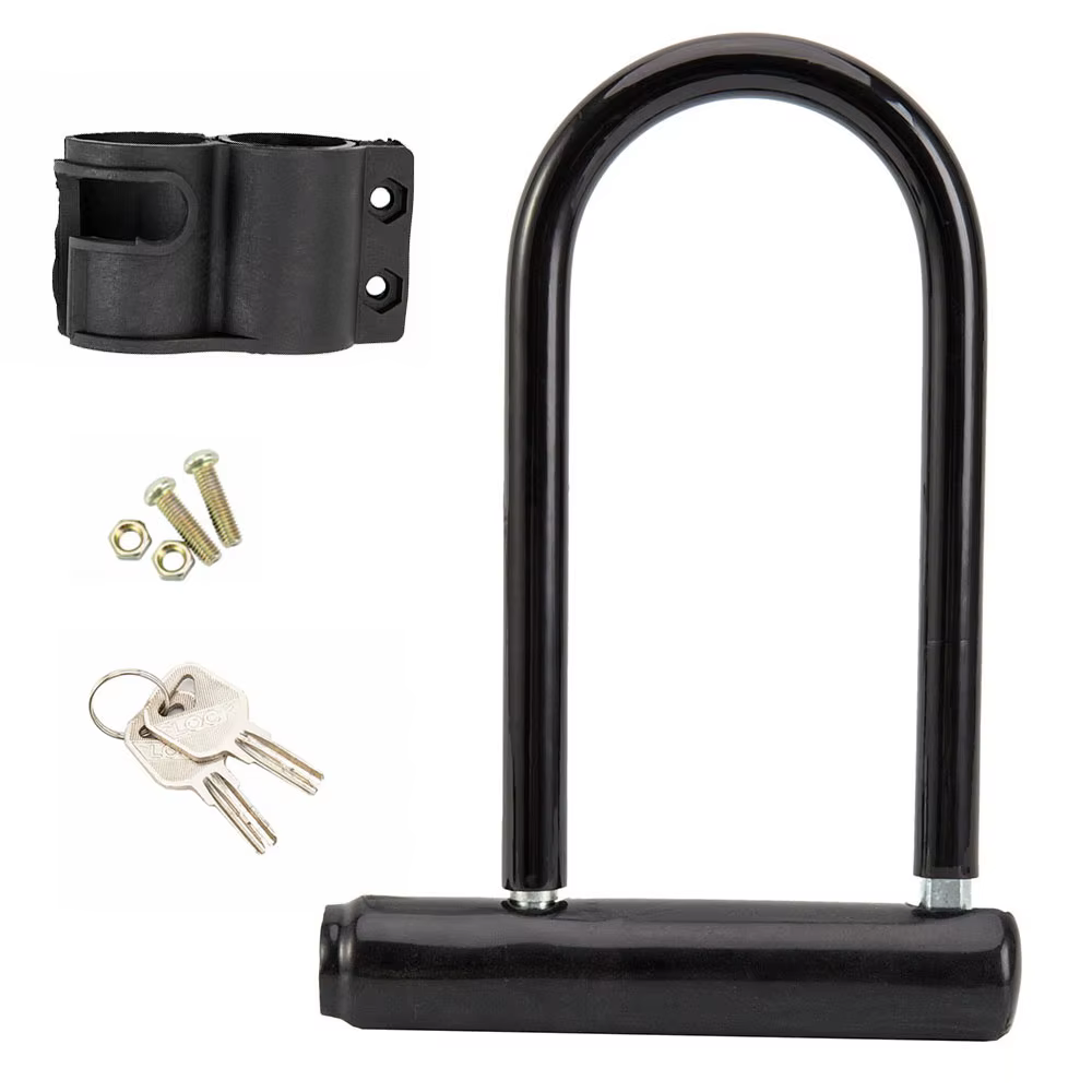 1/2 ensemble vélo U serrure portables Mini vélo roue serrure avec clé antivol sécurité moto Scooter