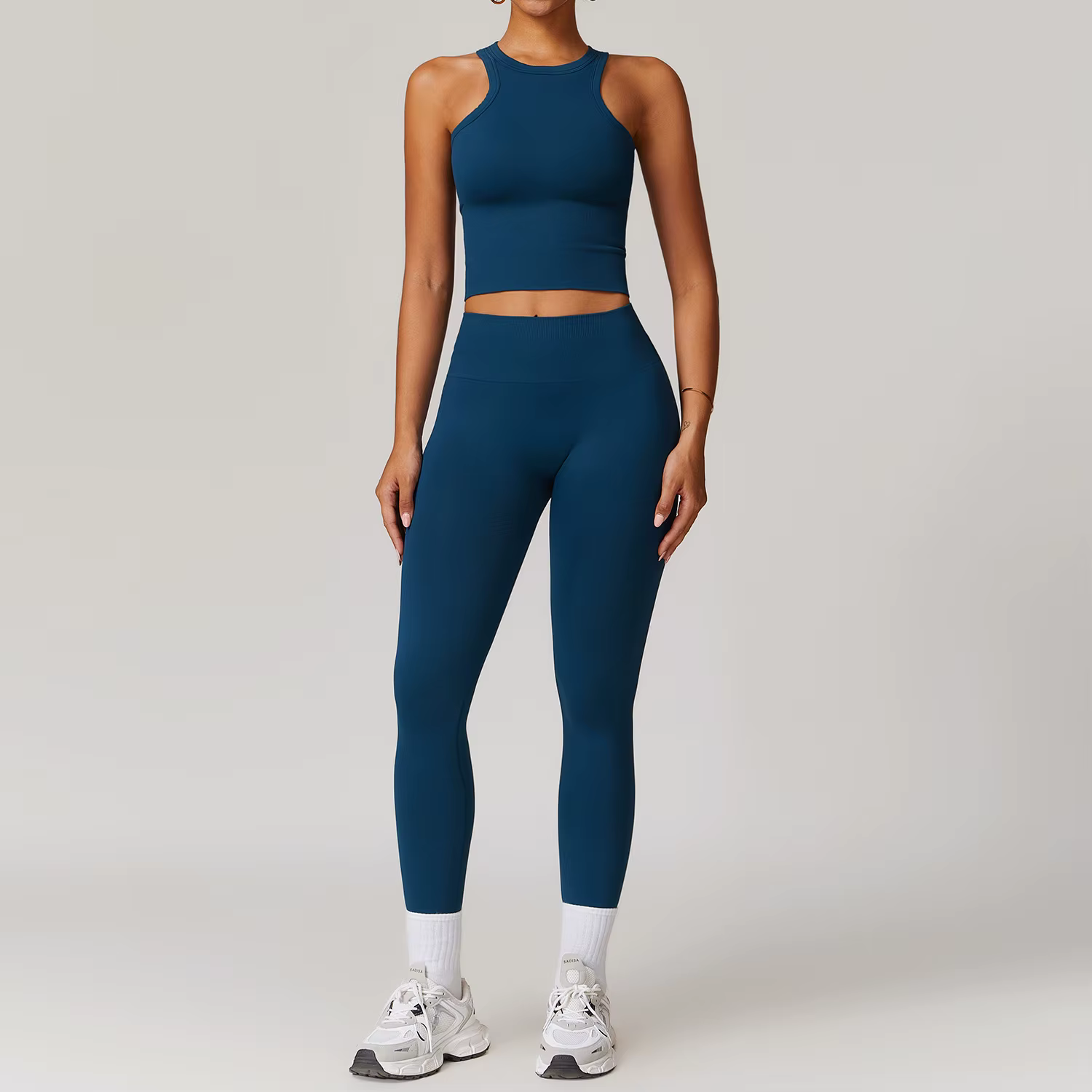 2 pièces ensemble de Yoga sans couture vêtements de sport vêtements de sport costumes de Yoga pour f