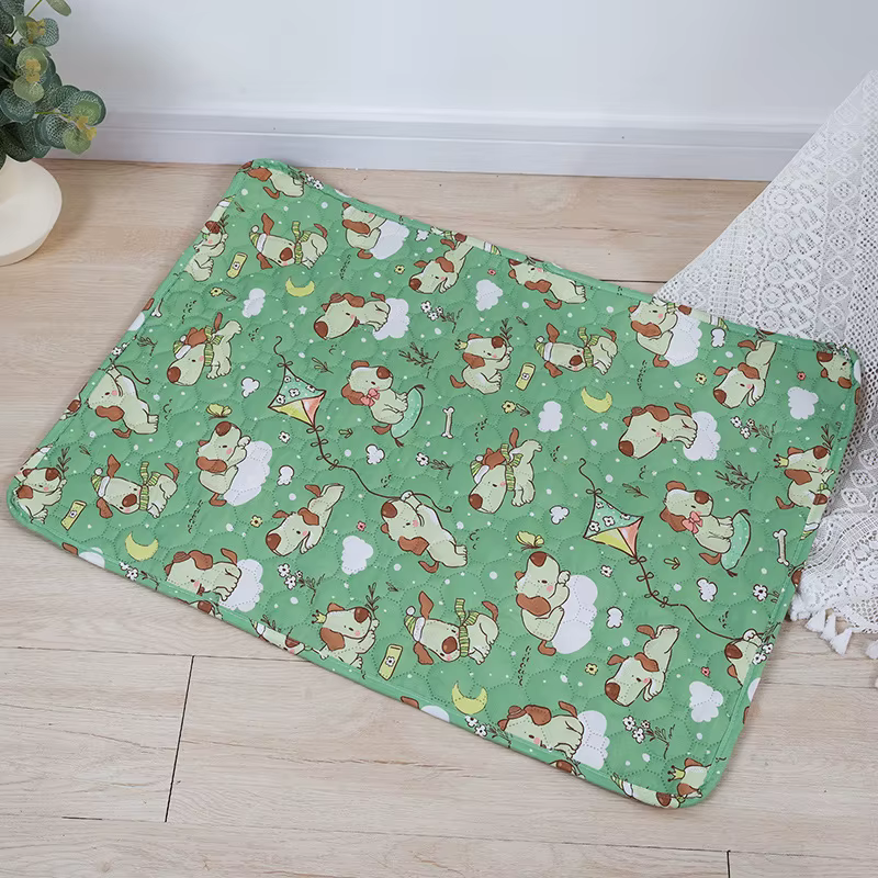 Tapis de pipi lavable pour animaux de compagnie, tapis réutilisable pour chiens, lit d'urine lavable
