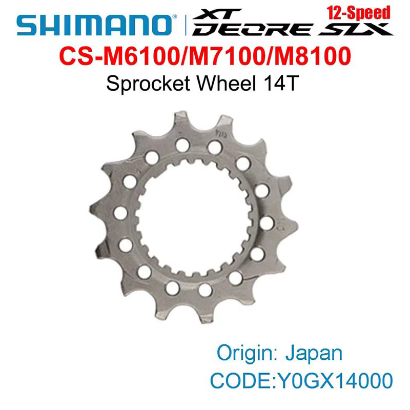 SHIMANO pignon 12 vitesses 10T 12T 14T 16T 18T pour M6100 M7100 M8100 M9100 M9101 pignon de Cassette