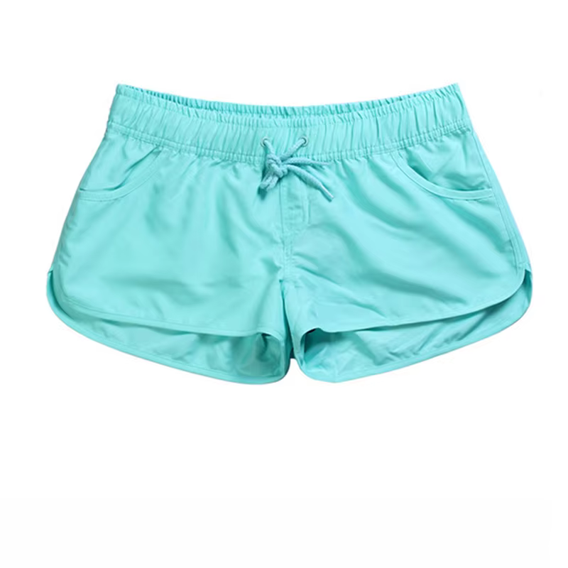 Short taille haute élastique à lacets pour femme, short décontracté pour femme, poche, astronomique,