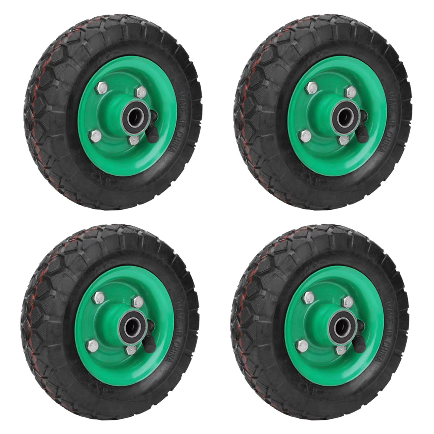 Pneu gonflable A36T-4X résistant à l'usure, roue de 6 pouces, pneu de 150 mm, qualité industrielle,