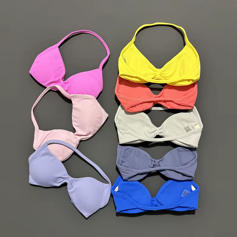 Soutien-gorge de sport à bretelles, sous-vêtements de Yoga pour femmes, haut de gymnastique, exercic