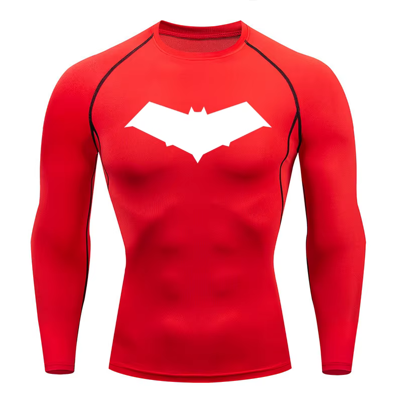 T-shirt de compression à séchage rapide pour homme, haut de sport, de course, de fitness, de muscula