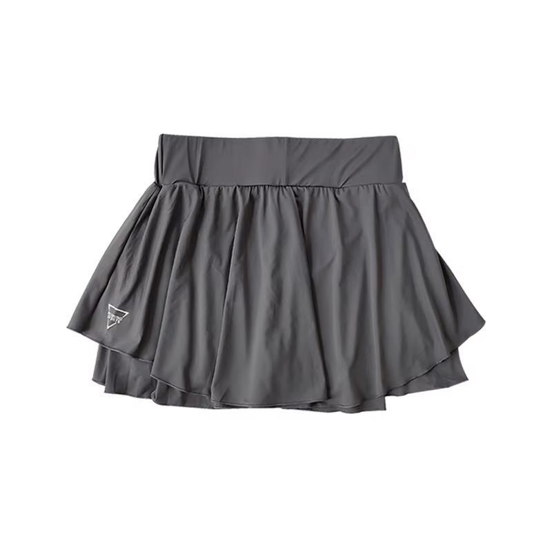 Jupe de sport fausse jupe de course deux pièces pour femmes, séchage rapide, couvrant les hanches, r