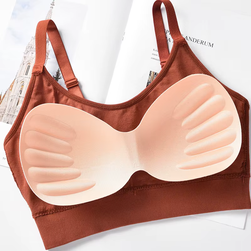 Soutien-gorge tubulaire sans couture pour femme, brassière respirante, soutien-gorge sans fil, bonne
