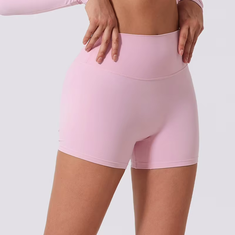 Hearuisavy Short de yoga élastique d'été, Legging de sport push-up, Short de cyclisme et d'entraînem