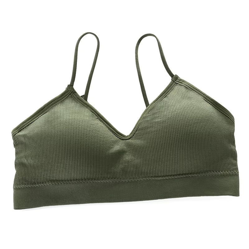 Femmes Sport soutiens-gorge séchage rapide élastique rembourré gymnase course biais soutien-gorge co